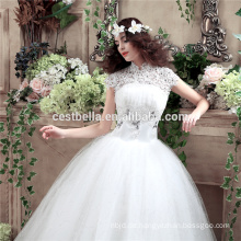 Hochwertige weiße Brautkleider bodenlangen Custom Make Lange Formal Braut Brautkleider
